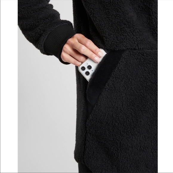 Athleta Tugga Coat jacket // Black - Picture 4 of 14